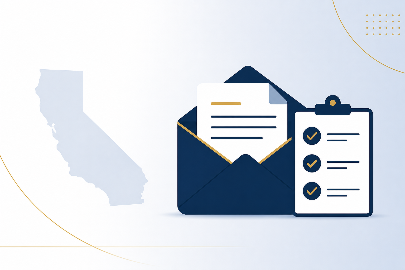 Sample California Unpaid Wages Letter to HR — graphic of a formal letter and checklist for HR and payroll issues